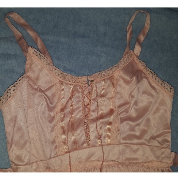 Vintage 1970s ILGWU Maxi Dress with Lace Bolero - Picture 2 of 9